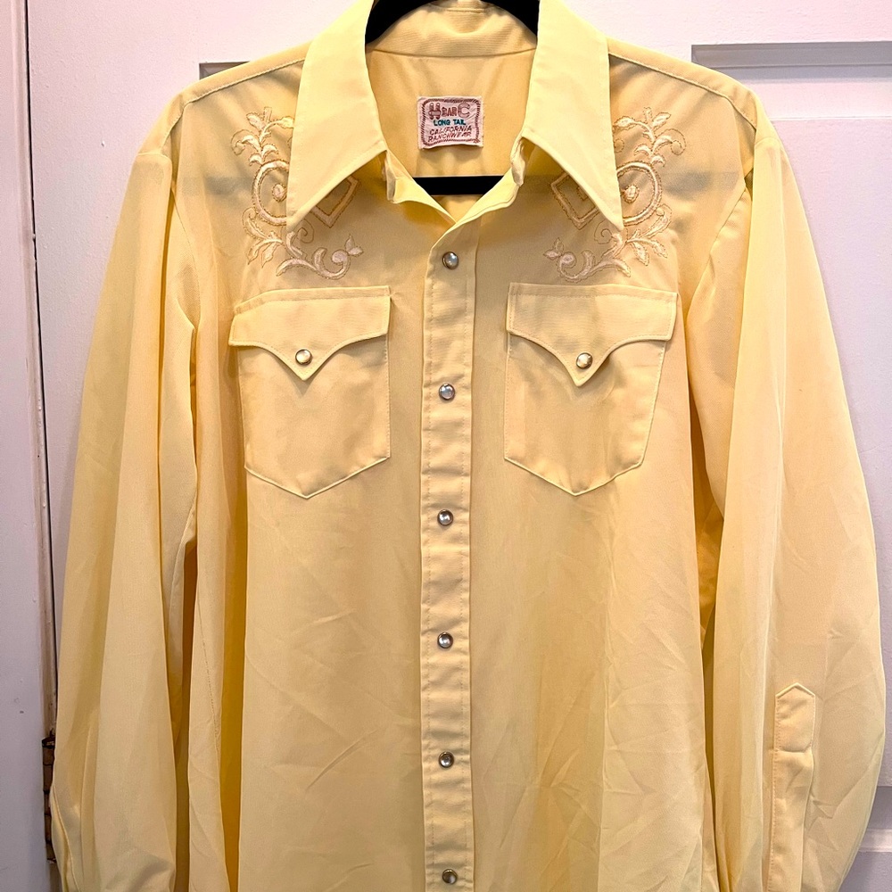 Vintage 1970’s Western Top H Bar C